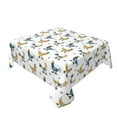 thumbnail image 2 of Wukai Farm Roosters Waterproof Tablecloth for Kitchen Dining, Fits Square Tables for 2-4 Seats -54"x54", 2 of 7