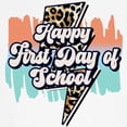 thumbnail image 3 of CafePress - Happy First Day Of School Welcome Back Retro Kids Baseball T Shirt - Kids Cotton Baseball Jersey, 3/4 Sleeve Shirt, 3 of 4