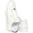 thumbnail image 4 of Guess Betea Women's Low Top Lace Up Leather Trainers In White Size 6.5, 4 of 6