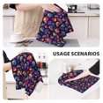 thumbnail image 3 of Sikiie Skull rainbow star mushroom Waffle Weave Kitchen Dish Cloth,Super Absorbent Kitchen Dish Towels 16*26 Inches for Dish Rags Washing Dishes, Drying Dishes, 3 of 7