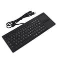 thumbnail image 1 of MesaSe Wired USB Built in Touchpad HUB Port Keyboard 86 Keys Silent Slim Keyboard Keyboard Touchpad for Laptop Desk, 1 of 9