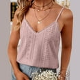 thumbnail image 2 of Womens Tank Tops Casual Flowy Adjustable Spaghetti Strap Summer Tops Sleeveless V Neck Cami Shirts Loose Tunic Camisoles, 2 of 7