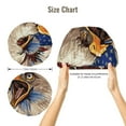 thumbnail image 5 of Kdxio Eagle With USA Flags Pattern Satin Bonnet Silk Bonnet Hair Bonnet for Sleeping Hair Bonnets for Women Curly Natural Hair, 5 of 6
