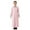 SQR316-Pink, variant on Girls Dress Long Sleeve Southeast Asian Style Dress Color Collar Casual Party Flowy Twirl Elegant Comfortable Pink Girls Dresses
