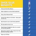 thumbnail image 4 of 20g x 2 PCs Shoe Glue - Ultimate Strength Adhesive  for Soles Boots Sneakers Heels Hiking Shoes Leather Handbags - Quick Set in 15 Seconds, 4 of 6