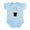 Sky Blue, variant on CafePress - Half Pint Infant Bodysuit - Baby Light Bodysuit, Size Newborn - 24 Months
