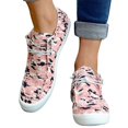 thumbnail image 4 of Low Top Camouflage Canvas Casual Sneakers for Women Soft Flat Rubber Sole Breathable Everyday Summer Footwear, 4 of 4
