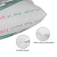 thumbnail image 5 of Kll Happy Mother'S Day Pillow Covers Envelope Closure,Super Soft And Cozy Fuzzy Fleece Pillow Case Cover 16"X24", 5 of 9