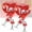 W7-2PCS, variant on Valentines Day Heart Balloons Red Love Heart Foil Mylar Balloons for Mothers Day Valentines Day Party Engagement Anniversary Wedding Birthday Decor Supplies,4PCS