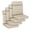Khaki, variant on Aoodor 2Pcs Outdoor Dining Chair Cushion Set, 37” x 20” x 2.8”, Khaki