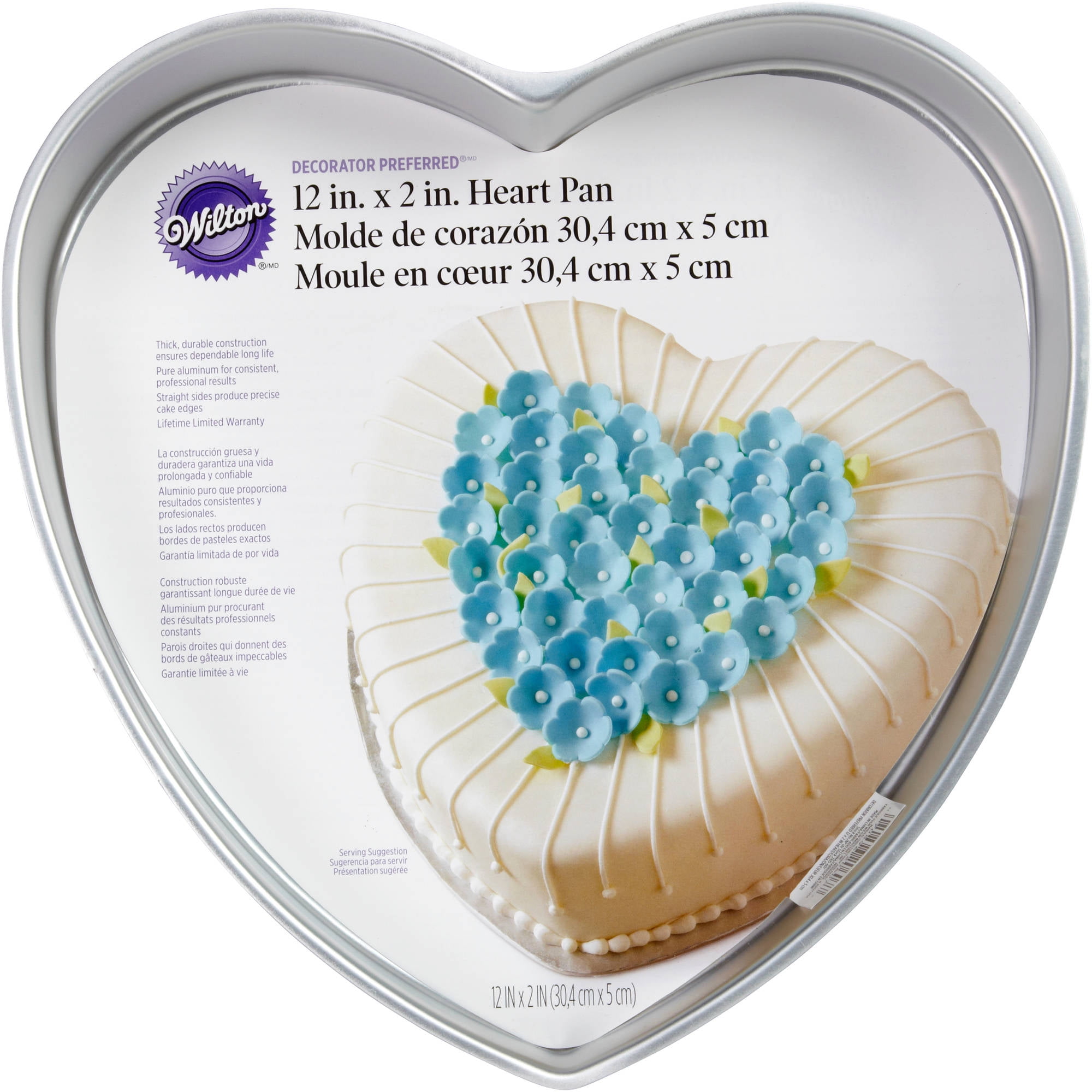 Wilton Decorator Preferred 12"x2" Cake Pan, Heart 2105607