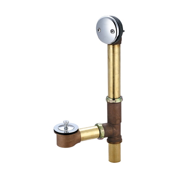 Central Brass 1645-CO Central Brass Multi-Tub Centralift Lift & Turn Drain in Polished Chrome