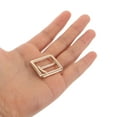 thumbnail image 5 of ELAYARD 20Pcs Stylish Gold Metal Belt Buckles Single Prong Replacement for Bags and Strap Crafts, 5 of 7