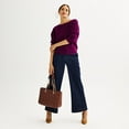 thumbnail image 4 of Petite Nine West Dolman Sweater Color: Allure Red Size: S PETITE, 4 of 4
