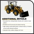 thumbnail image 5 of Diecast Masters 1:50 Caterpillar 906M Compact Wheel Loader | High Line Series Cat Trucks & Construction Equipment | 1:50 Scale Model Diecast Collectible Model 85557, 5 of 8