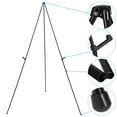 thumbnail image 3 of Unique Bargains 63inch Easel Stand for Painting, Art Easel Stand Large Portable Tripod Aluminum for Signs Poster Display, Black, 3 of 7