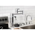 thumbnail image 3 of Kingston Brass KS8701DFL NuWave Deck Mount Pot Filler Faucet, Polished Chrome, 3 of 8