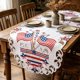 thumbnail image 5 of Independence Day Table Runner Decorative Tablecloth Home Layout Living Room Coffee Table Kitchen Table Linen, 5 of 7