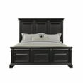 thumbnail image 2 of Roundhill Furniture Renova Vintage Black Wood Panel Bed, 2 of 6
