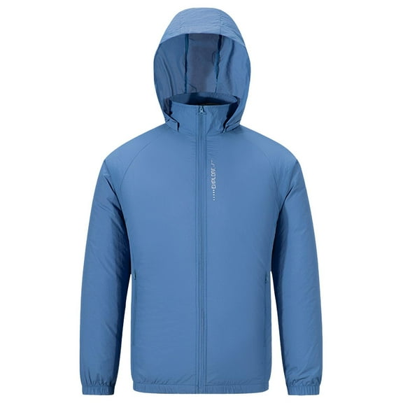Mens Air Cooling Jacket with Fans Long Sleeve Electric Cooling Zip-Up Hoodies Women Summer Workwear Cycling Outdoor M