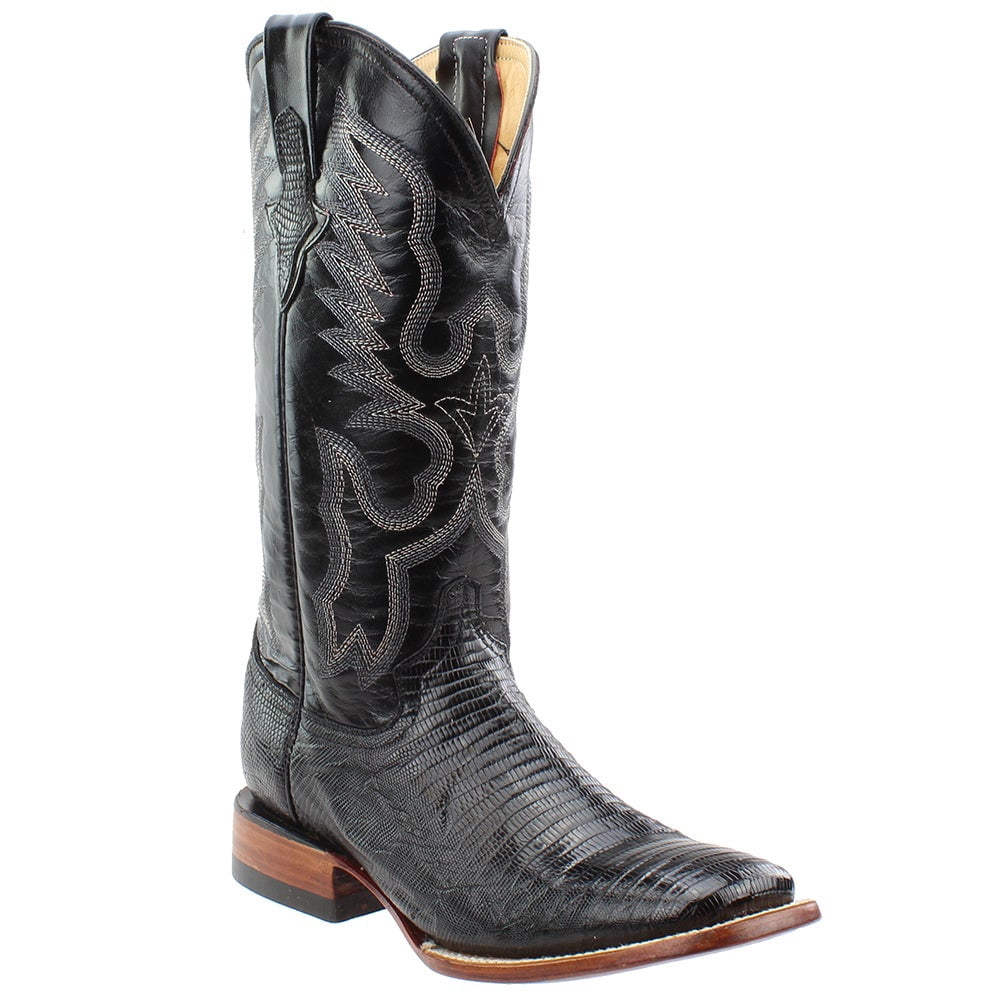 Ferrini - Ferrini Womens Teju Lizard Snip Toe Western Cowboy Boots Mid ...