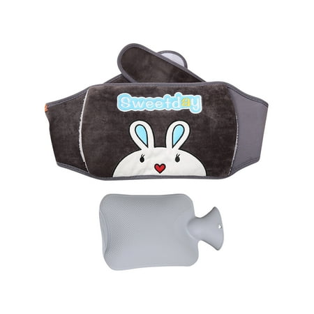 

TUOBARR Summer Savings Belt + Gray Hot Water Bottle Plush Belt Set Rubber Hot Water Bottle To Relieve Pain And Warmth