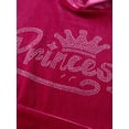 thumbnail image 6 of Fdqin Girls Sweatsuit 4 Pcs Velour Tracksuits Hoodies Sweatshirts and Jogger Pants Outfits Fall Winter Clothes Red Purple 7-8 Years, 6 of 7