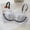 Gray, variant on Babcutegg Women' s Solid Color Lace Bra with Bow Detail Wire-Free, Breathable Everyday Underwear for Comfort and Style Size S