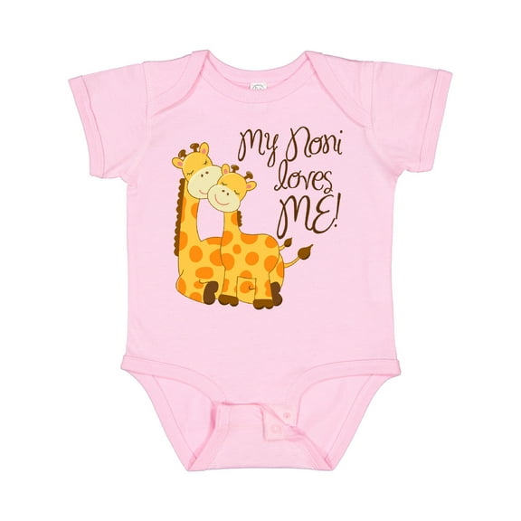 Inktastic My Noni Loves Me Boys or Girls Baby Bodysuit