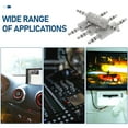 thumbnail image 3 of Audio Cable Extender Zinc Alloy 6Pcs 1.97X0.31X0.31in For Car Audio Systems, 3 of 8