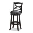 thumbnail image 4 of Boraam Florence Bar Height Swivel Bar Stool in Black Sandthru, 4 of 4