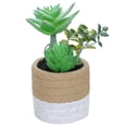 thumbnail image 1 of Mini plantas en macetas suculentas artificiales, pequeños adornos creativos, plantas verdes de plástico, plantas en macetas de simulación, 1 of 5
