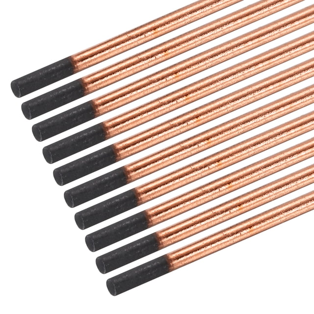 20pcs 7mmx355mm(0.28"x14") Carbon Arc Air Gouging Rods Copper Graphite Coated Gouging Electrode Rods