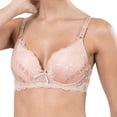thumbnail image 3 of Lace Bras for Women, 3Pack Push Up Underwire Bra, Padded Contour Everyday Bras Full Coverage, 3 of 6