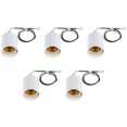 thumbnail image 1 of 5X E27 Ceramic Screw Base Round LED Light Bulb Lamp Socket Holder Adapter Metal Lamp Holder with Wire White, 1 of 8