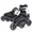 Black-X-Large - Adult (9-12Women/8-11Men), variant on Adult Adjustable Inline Skates For Men Women With 3 100mm Wheels Outdoor Female Male Fitness Speed Racing Roller Teens