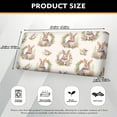 thumbnail image 4 of ZUXONGSY Easter Couch Cushion Cover Rabbit Separate Sofa Seat Cushion Cover Strechable Outdoor Cushion Protector Cover Couch Seat Slipcovers Easter Sofa Accessories Decoration Medium, 4 of 5