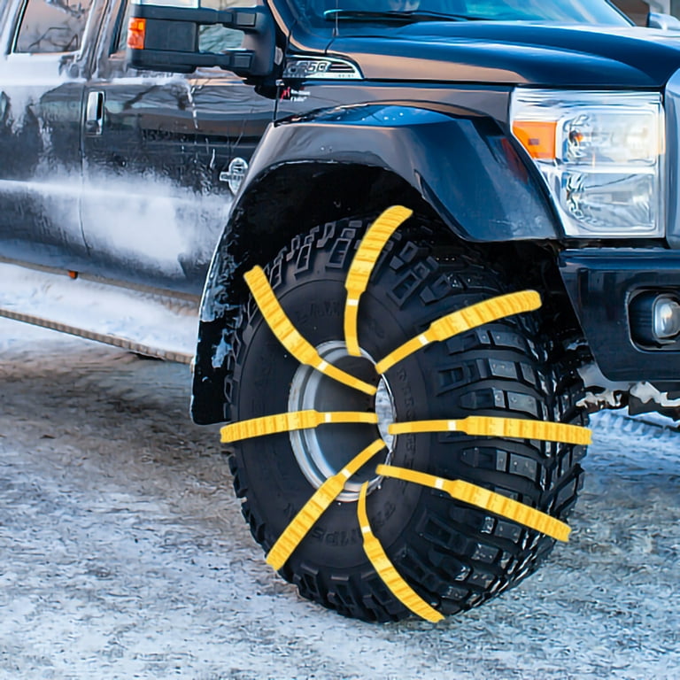 Snow Chain for SUV Truck Pickup Passenger Car, Anti-Skid Tire