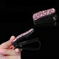thumbnail image 2 of KERISTE Car Auto Sun Visor Glasses Sunglasses Card Ticket Holder Clip Universal Bling Pink, 2 of 8