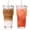 20oz - 2 Pcs, variant on 20oz Ribbed Glass Tumbler with Straw and Lid, Clear Iced Coffee Cups Glassware, Glass Cups with and Straws for Smoothie Water Juice, Clear, 2 Pack