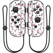 MightySkins NIJOYCO-Cool Flamingo Skin for Nintendo Joy-Con Controller Wrap Cover Sticker - Cool Flamingo
