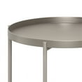 thumbnail image 2 of Simpli Home Monet Industrial 17 " Metal Metal End Table in Warm Gray, 2 of 7
