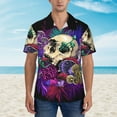 thumbnail image 4 of Balery Men'S Summer Hawaiian Shirts Short-Sleeve Design Name Printed Casual Shirts - Size Name, 4 of 9