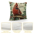 thumbnail image 4 of YINGXI I Am Always with You Cardinal Red Birds Decorative Throw Pillow Cover, Pine Cones Berry Cushion Case Decor, Winter Holiday Memorial Quote Pillowcase Decorations for Sofa Couch 22x22in, 4 of 5
