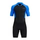 thumbnail image 5 of Traje De Neopreno Corto Para Hombre Cremallera Frontal De Cuerpo Completo Para Surf Pesca Submarina M Azul Sunnimix trajes de neopreno para hombre, 5 of 7