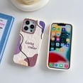 thumbnail image 5 of Lucky Color Line Drawing Oil Painting Soft  for iPhone Case (Purple,iPhone 14 Pro Max), 5 of 6