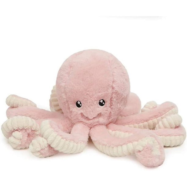 Muñecos de pulpo lindos de peluche, animales marinos de peluche de juguete suave para niños y niñas, regalos de cumpleaños (azul, 24 ")
