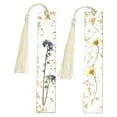 thumbnail image 1 of Marcadores de Flores Secas No Me Olvides y Margarita Amarilla para Lectura Mujeres, 2 Pcs, 1 of 6