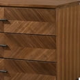 thumbnail image 2 of Benjara 63 Inch Mid Century Modern 6 Drawer Dresser, Brown, 2 of 5