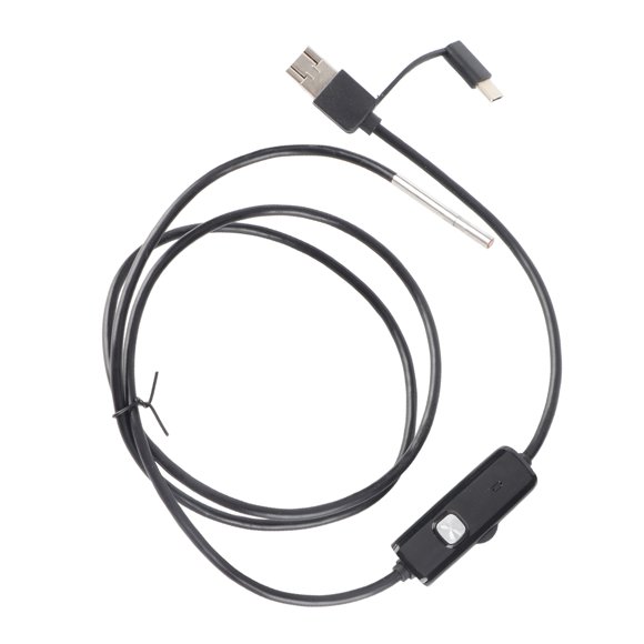 HD Endoscope Digital Inspection Camera with 3.9mm Lens IP67 Waterproof Industrial Borescope for PC Computer 6 LED Lights 1280 X 720 Resolution USB Endoscope Camera